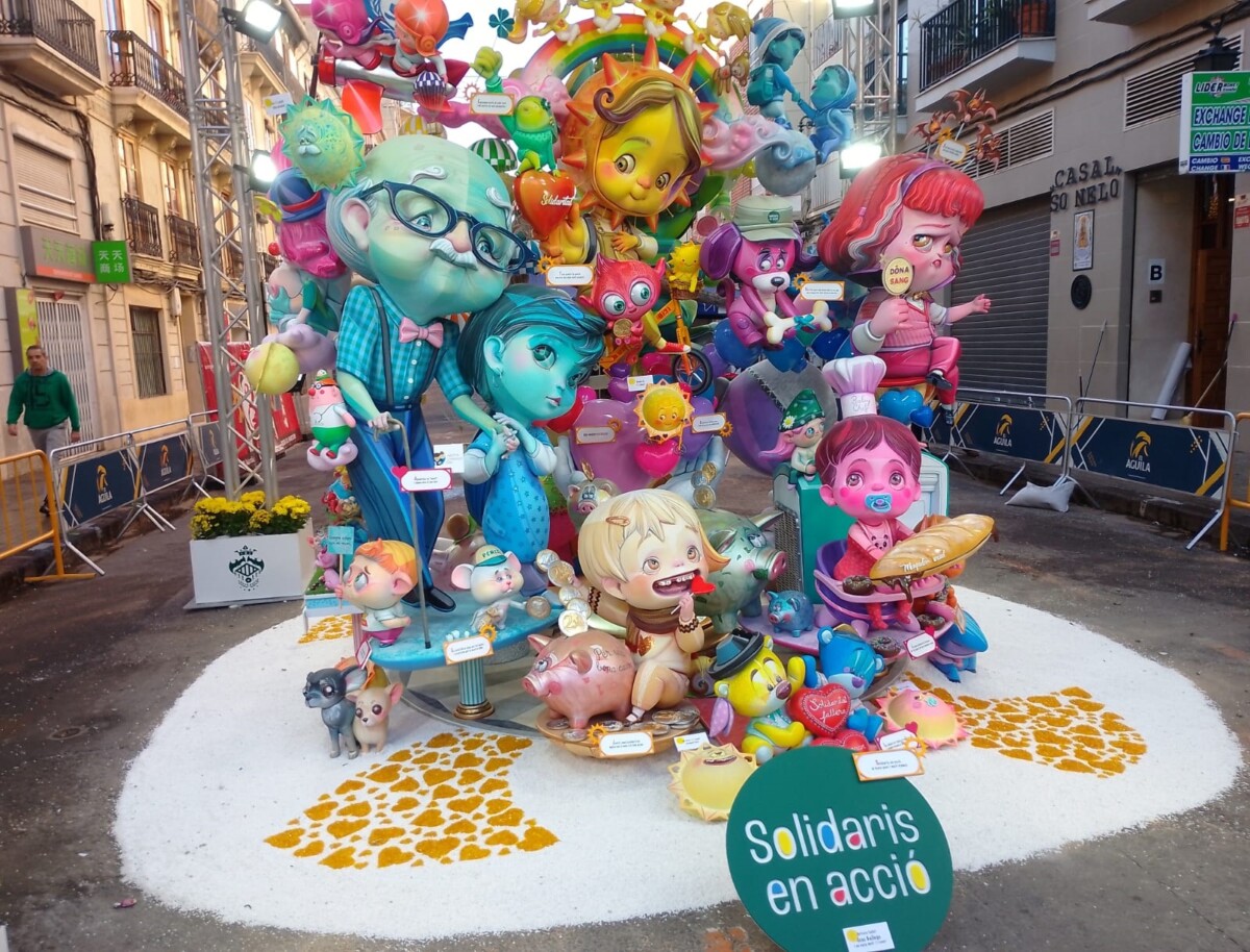 Falla infantil de Convento Jerusalén-Matemático Marzal, primer premio de Especial 2024